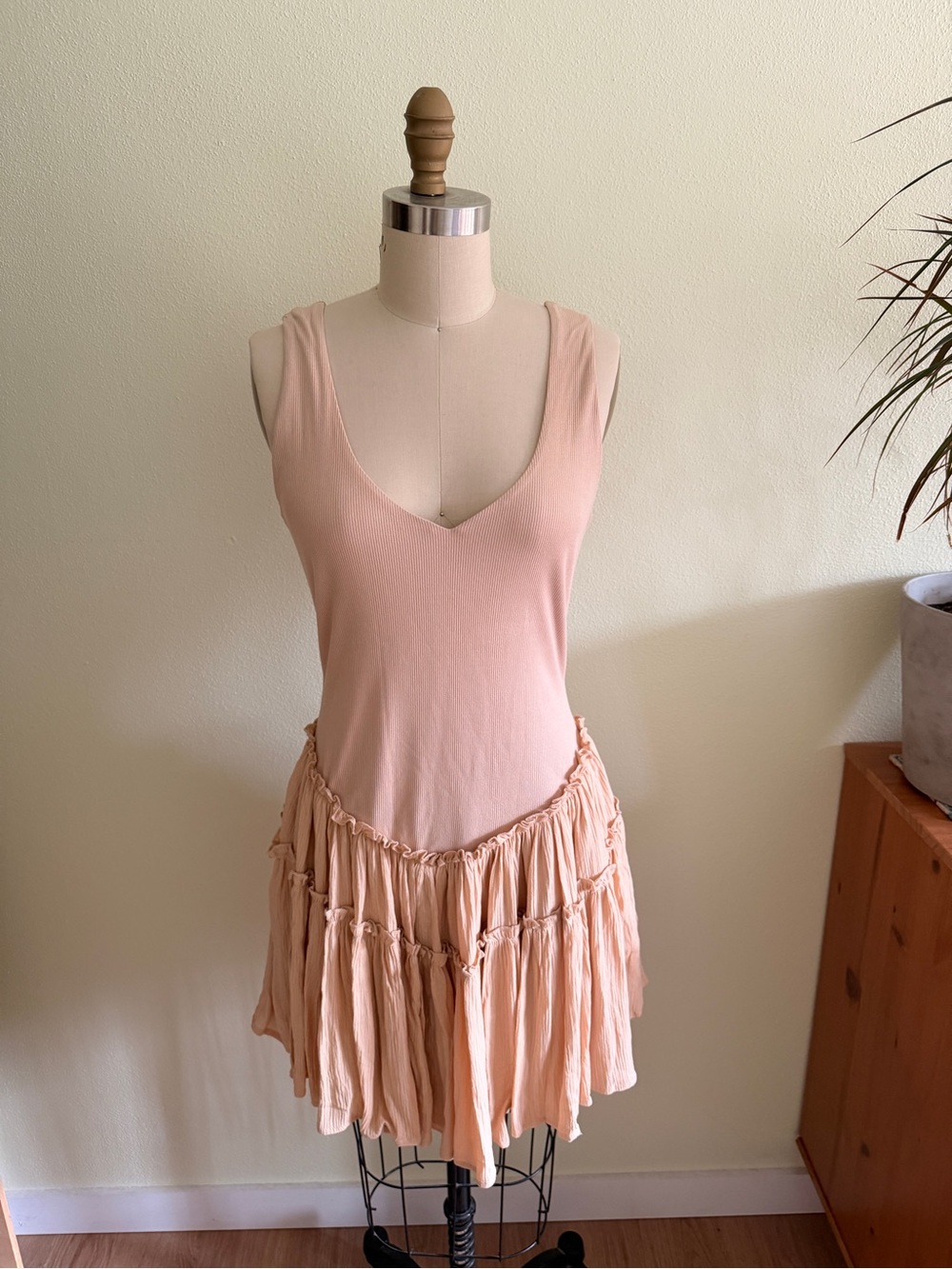 FORE Blush Ruffle Sundress
